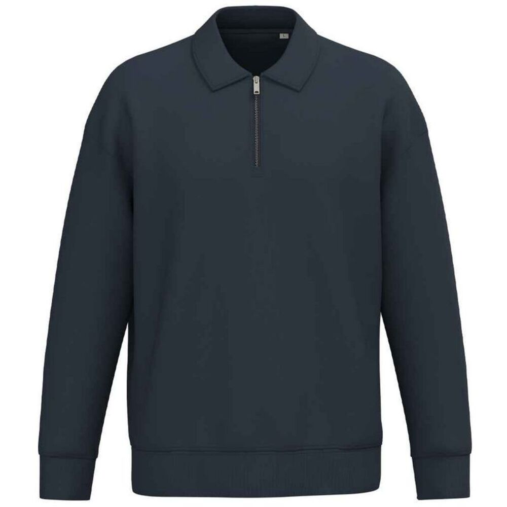 Native Spirit Unisex Adult Quarter Zip Sweatshirt / Navy